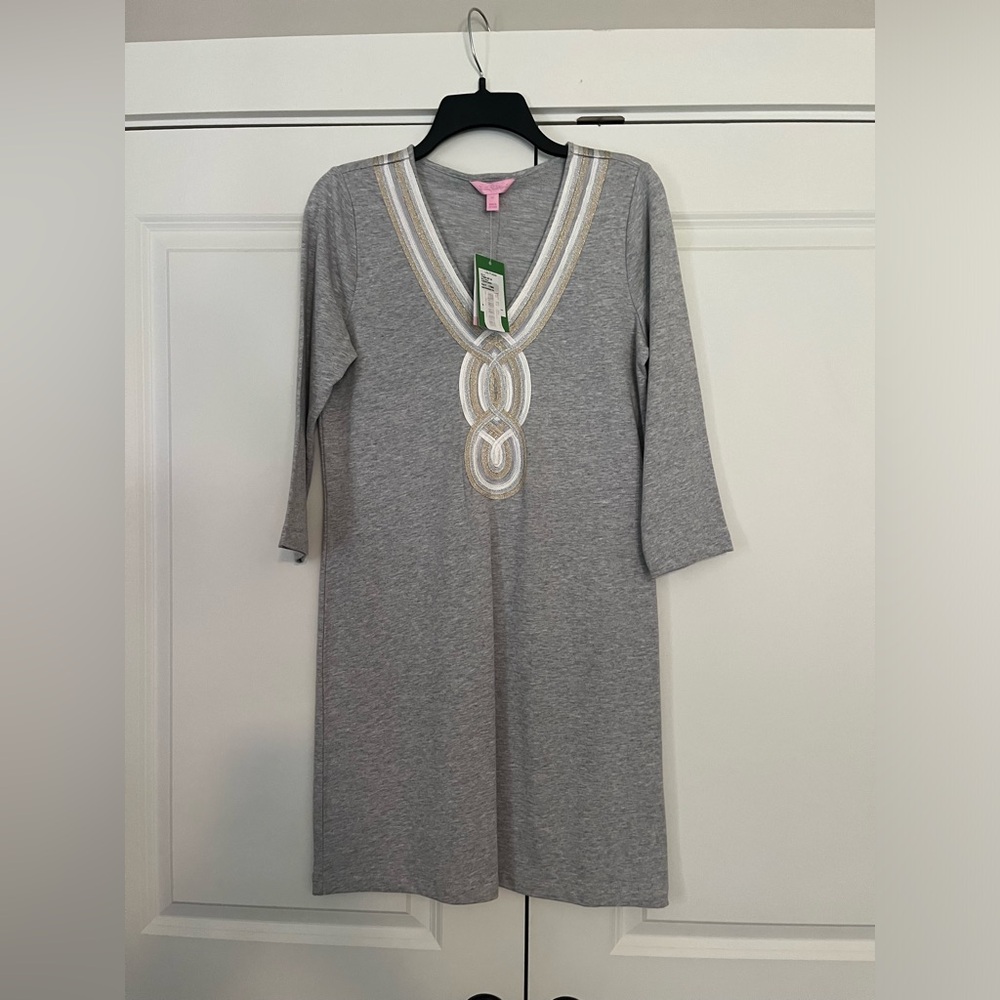 NWT Lilly Pulitzer - Clarkson Dress in Heathered PB. Size M